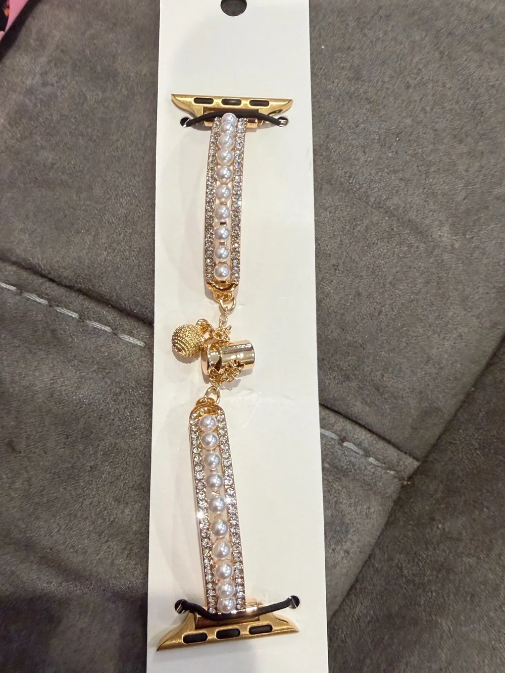 Gold Crystal Watch Band Strap 38-42 mm